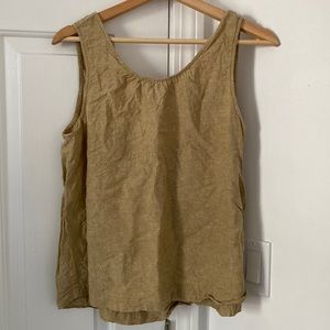 Madewell linen tie tank